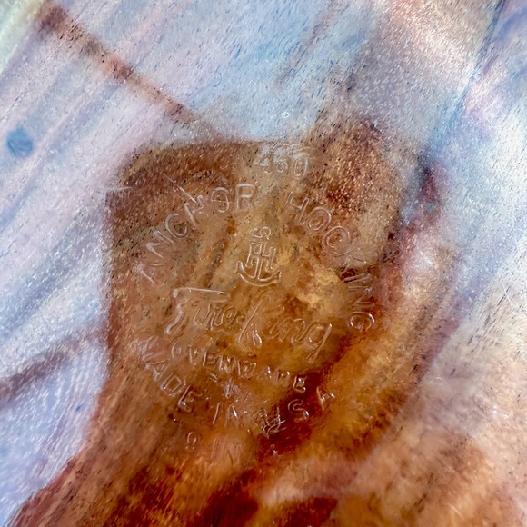 Anchor Hocking Fire-King Clear Glass 9 Inch Pie Plates Set of 2 450 Made in USA - Picture 5 of 9